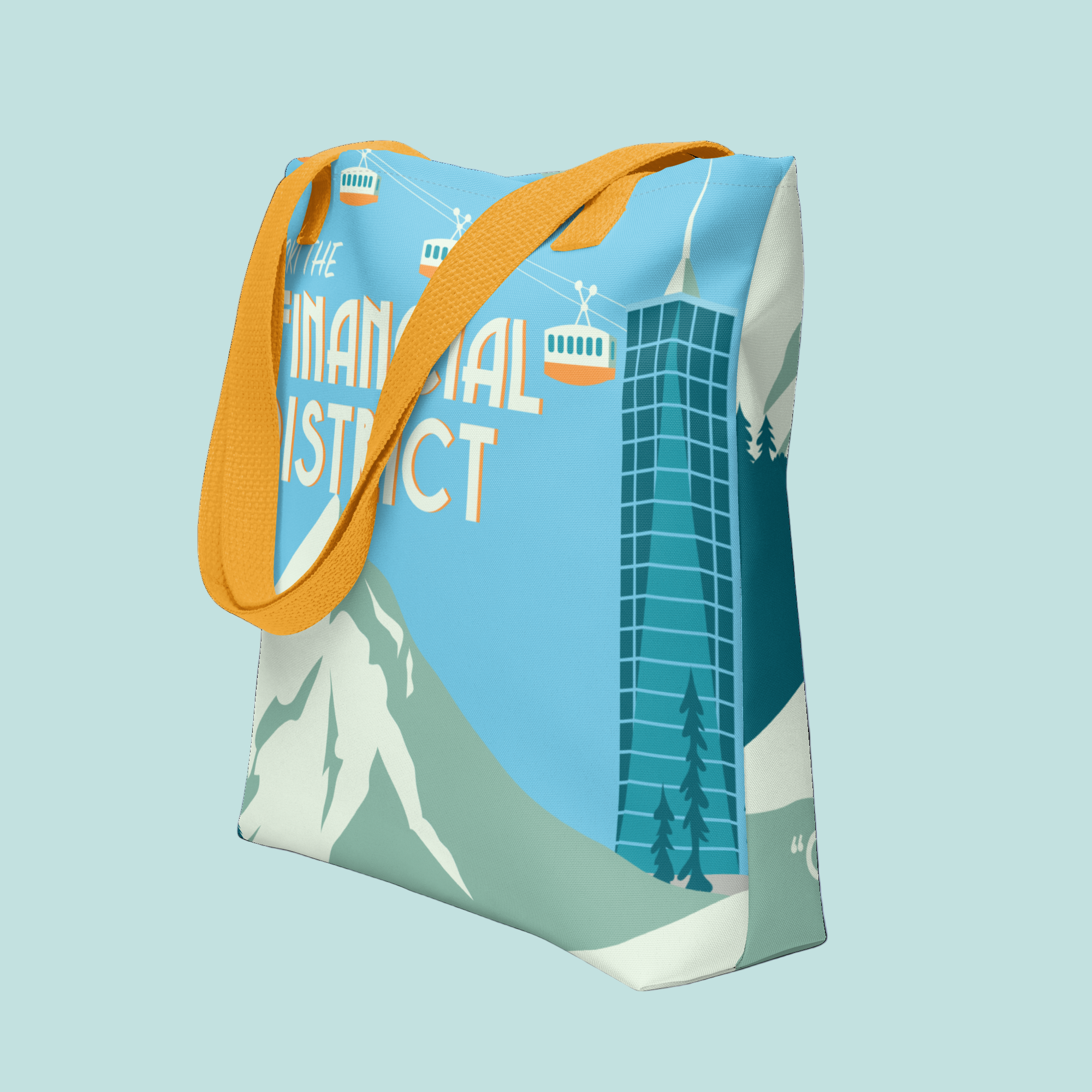 "Only the Finest Powder" All-Over Tote